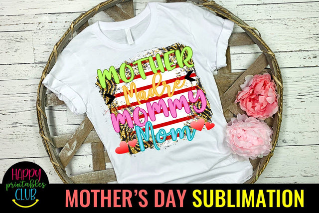 Mother Madre Mommy Mothers Day Sublimation -Mom Sublimation Sublimation Happy Printables Club 