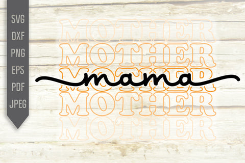 Mother Mama Svg. Five times Mother Svg. Mother's Day Svg. Mom Svg. Mom Life Svg. Mother Dxf, eps, png, jpg pdf SVG Mint And Beer Creations 