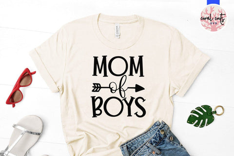 Mother of boys – Mother SVG EPS DXF PNG Cutting Files SVG CoralCutsSVG 