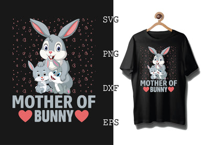 Mother Of Bunny Svg, Bunny Babe Easter Svg, Bunny Svg, Welcome Spring Svg SVG DesignTShirt 