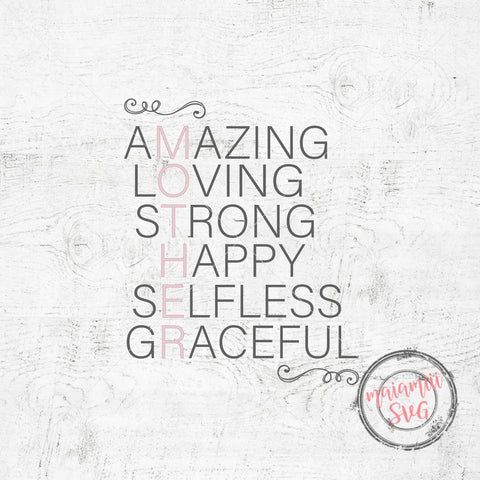 Mother SVG, Momlife SVG, Mother's Day Svg, Best Mom Svg, Strong Woman Svg SVG MaiamiiiSVG 