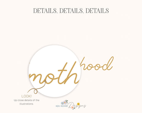 Motherhood SVG SVG Aja Nicole Designs 