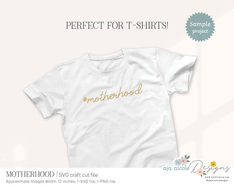Motherhood SVG SVG Aja Nicole Designs 