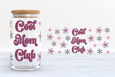 Mother's Day Glass Can SVG Bundle SVG B Renee Design 