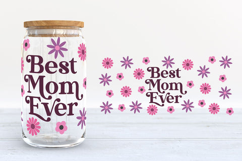 Mother's Day Glass Can SVG Bundle SVG B Renee Design 