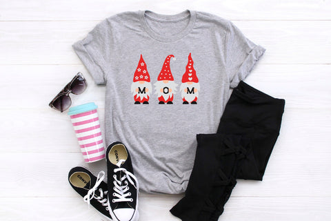 Mothers Day gnomes holding letters MOM SVG LaBelezoka 