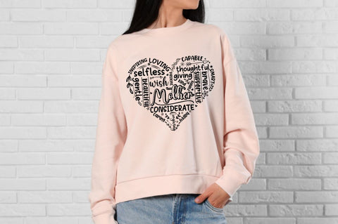 Mother's Day Heart SVG Bundle SVG DESIGNISTIC 