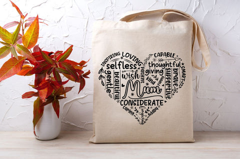 Mother's Day Heart SVG Bundle SVG DESIGNISTIC 