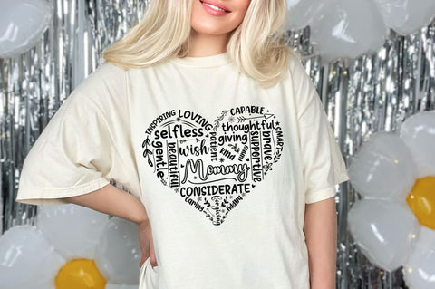 Mother's Day Heart SVG Bundle SVG DESIGNISTIC 