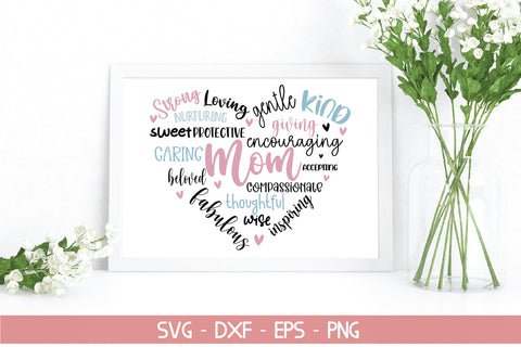 Mother's Day Heart SVG Bundle SVG md faruk hossain 
