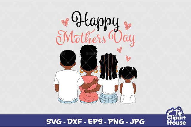 Mothers Day Kids SVG The Clipart House 