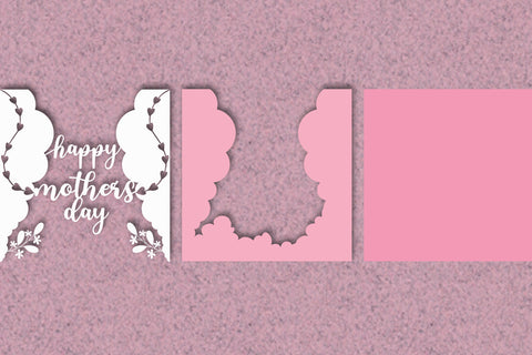 Mothers Day Layered Papercut 3 Svg Eps Ai Png Pdf 3D Paper zafrans studio 