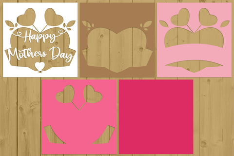 Mothers Day Layered Papercut 7 Svg Eps Ai Png Pdf 3D Paper zafrans studio 