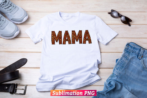 Mothers Day Mama Mom Cheetah Leopard T shirt Design Png Sublimation Printable Files Sublimation DesignDestine 