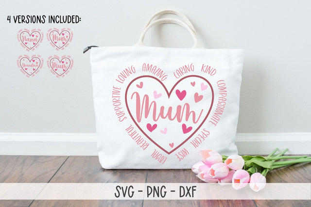 Mother's Day Mini Bundle-Mom SVG-Mother's Day SVG-Heart SVG SVG Linden Valley Designs 