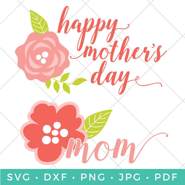 Mother's Day Mini Bundle SVG Hey Let's Make Stuff 