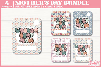 Mother's Day Money Card Bundle | Mother's Day Bundle Sublimation Carla C Designs 