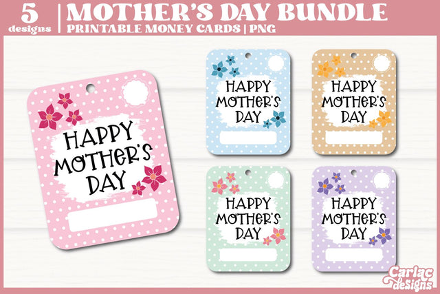 Mother's Day Money Card Bundle | Mother's Day Bundle Sublimation Carla C Designs 