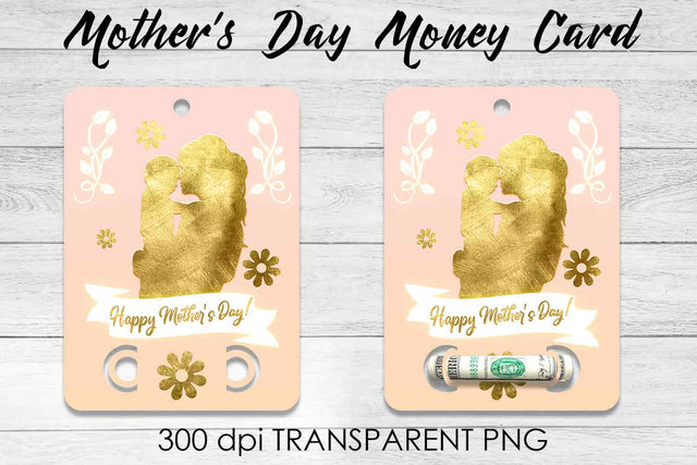 Mother’s Day Money Card PNG Design | Mother’s Day Money Holder | Mum PNG Sublimation Fly Design 