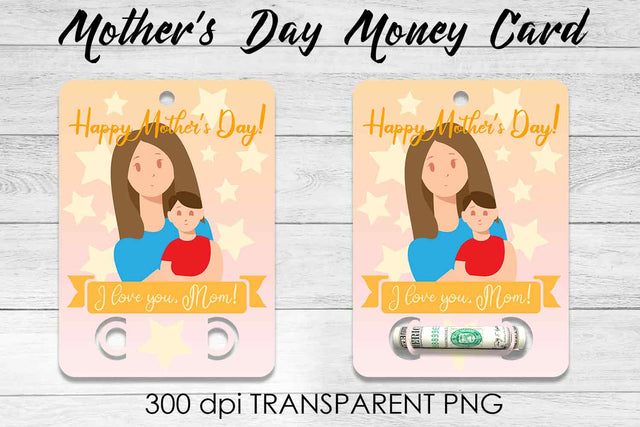 Mother’s Day Money Card PNG Design | Mother’s Day Money Holder | Mum PNG Sublimation Fly Design 