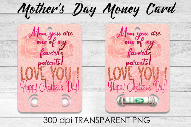 Mother’s Day Money Card PNG Design | Mother’s Day Money Holder | Mum PNG Sublimation Fly Design 