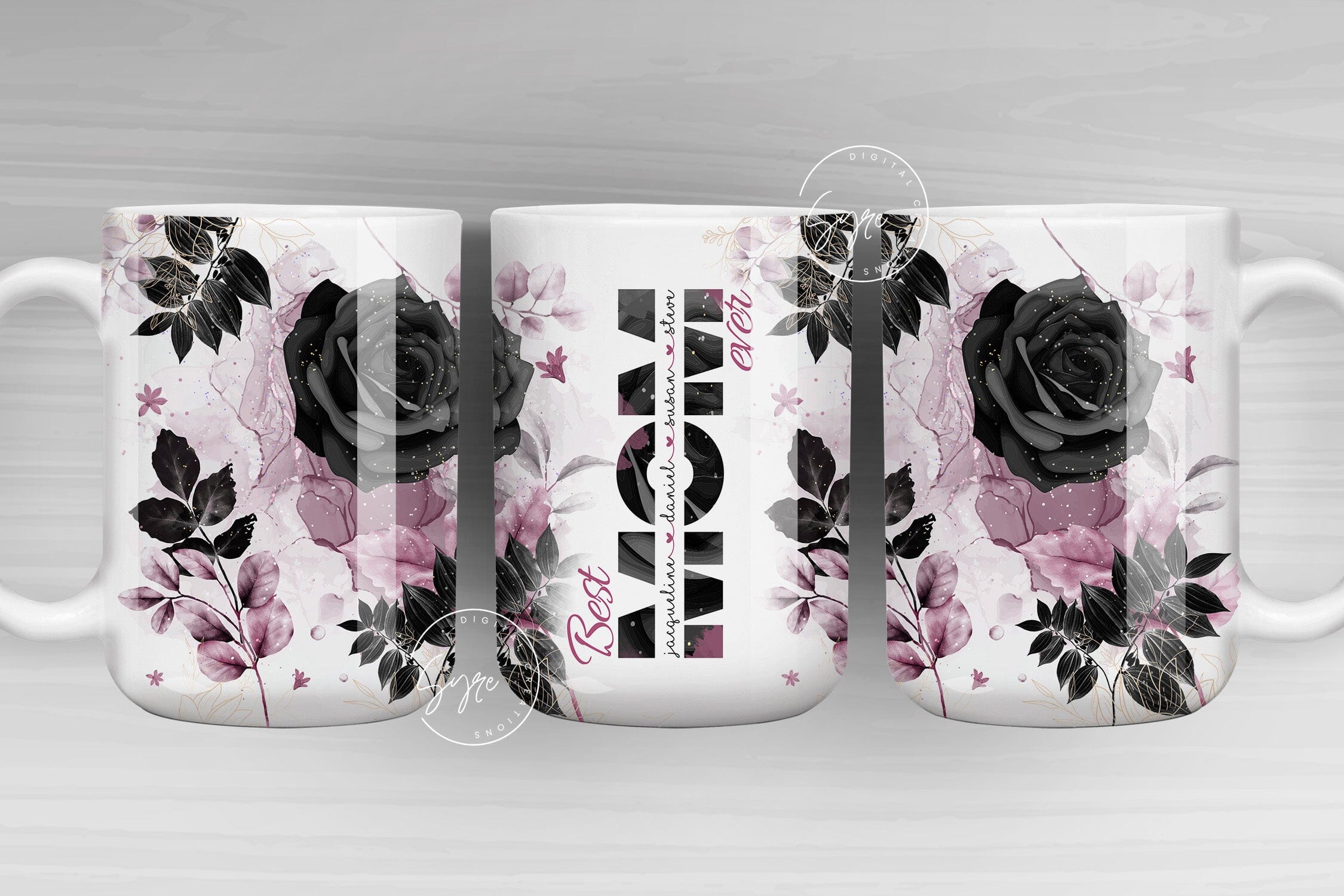 Pastel Floral Travel Mug