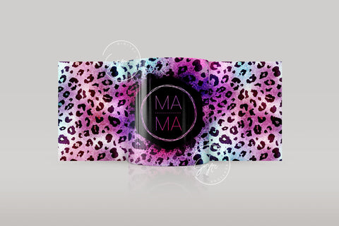 Mother's Day Mug Wrap Design, Mama Mug Design, Rainbow Leopard Glitter Print, Gift for Mother, Cheetah, 11 & 15 Oz Mug Cricut Sublimation Sublimation Syre Digital Creations 