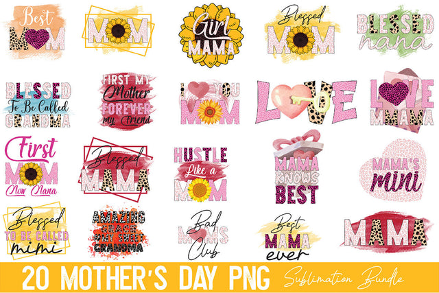 Mother's Day PNG Sublimation Bundle SVG Rupkotha 