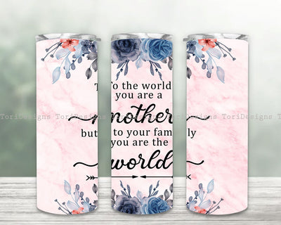 Mothers Day PNG Sublimation Tumbler 20oz Mom Tumbler PNG, Mothers Day Tumbler Wrap Sublimation ToriDesigns 