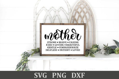 Mother's Day Sign SVG Cut File SVG Shine Green Art 