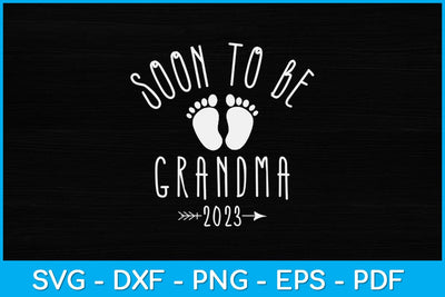 Mothers Day Soon To Be Grandma 2023 Svg Design SVG artprintfile 