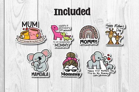 Mother’s Day Sticker Bundle SVG dadan_pm 