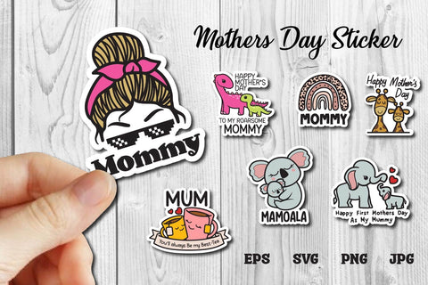 Mother’s Day Sticker Bundle SVG dadan_pm 