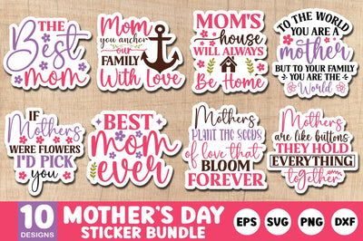 Mothers Day Sticker SVG Bundle SVG SH_Tee store 