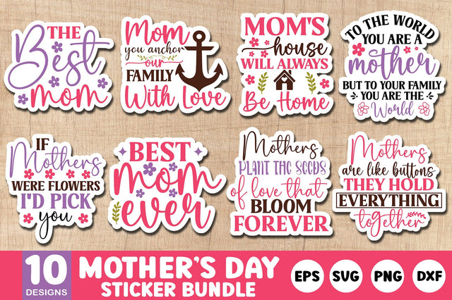 Mothers Day Sticker SVG Bundle SVG SH_Tee store 