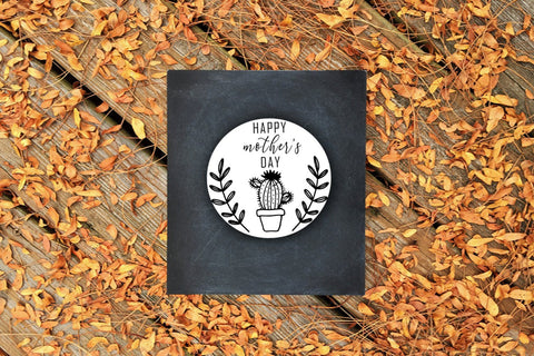 Mother's Day Stickers-Mother's Day Labels-Mom Stickers SVG Happy Printables Club 