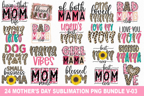 Mother's Day Sublimation Bundle Sublimation fokiira 