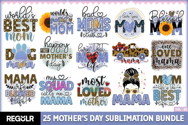 Mother's Day Sublimation Bundle Sublimation Regulrcrative 