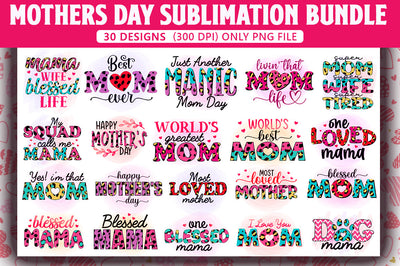 Mother's Day Sublimation Bundle SVG Shetara Begum 