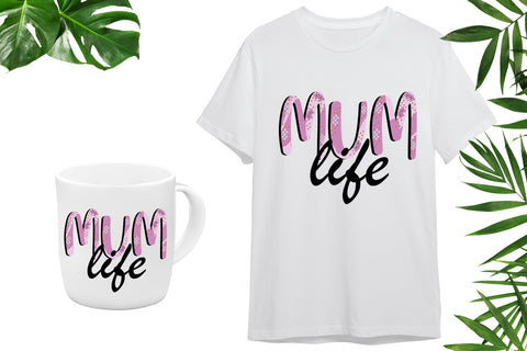 Mother's Day sublimation design png - Mom life - Mum life Sublimation LuckyTurtleArt 