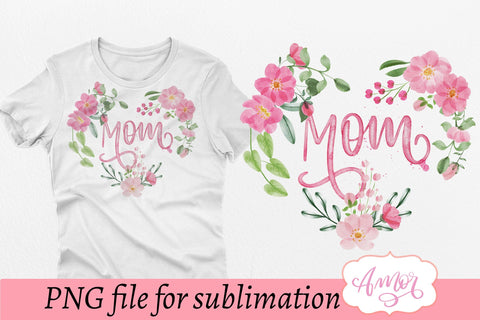 Mothers day sublimation designs Bundle Sublimation Amorclipart 