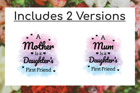Mothers Day Sublimation | Mothers Day Friend | Daughter Sublimation Angel Lynne Designs 