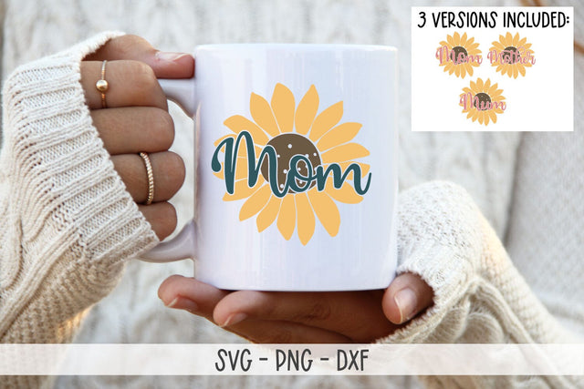 Mother's Day Sunflower Mini Bundle-Mom SVG-Sunflower SVG SVG Linden Valley Designs 