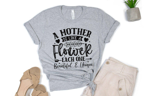Mother's Day SVG, A Mother Is Like A Flower SVG CraftLabSVG 
