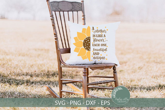 Mother's Day SVG-A Mother Is Like A Flower SVG SVG Linden Valley Designs 