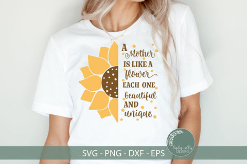 Mother's Day SVG-A Mother Is Like A Flower SVG SVG Linden Valley Designs 