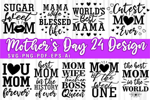 Mothers Day SVG Bundle, Funny Mom Life Quotes SVG Bundle SVG D2PUTRI, SVG BUNDLE, SUBLIMATION BUNDLE, T SHIRT DESIGNS BUNDLE 