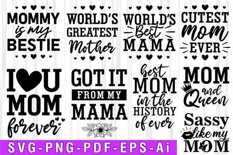 Mothers Day SVG Bundle, Funny Mom Life Quotes SVG Bundle SVG D2PUTRI, SVG BUNDLE, SUBLIMATION BUNDLE, T SHIRT DESIGNS BUNDLE 