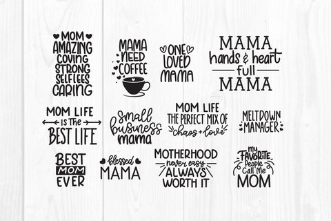 Mother's Day SVG Bundle Graphic SVG dadan_pm 