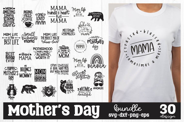 Mother's Day SVG Bundle Graphic SVG dadan_pm 